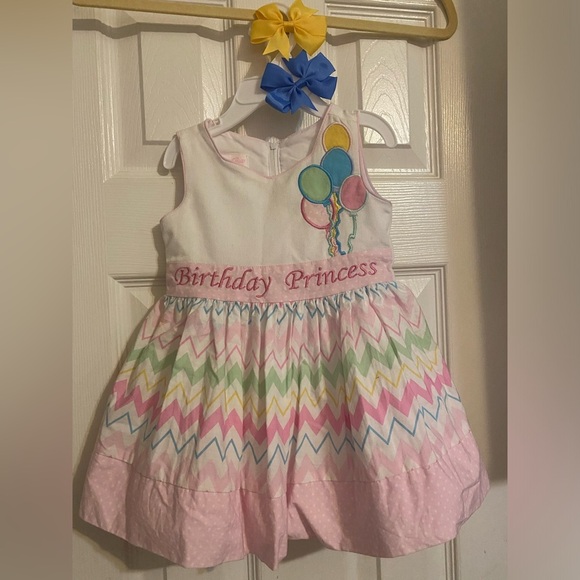 Bonnie Baby Other - Bonnie Baby Birthday Princess Dress & Hair Bows